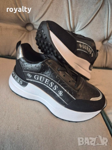 Guess Нови Черни Дамски Маратонки Гес 