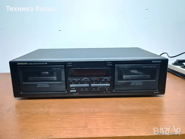 Onkyo TA-RW211 двукасетъчен стерео дек. Като нов! , снимка 13 - Ресийвъри, усилватели, смесителни пултове - 54478174