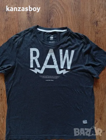 G- star Raw - мъжка тениска р-р L, снимка 3 - Тениски - 55678544