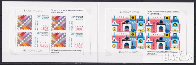 Чисти марки и блокове Европа СЕПТ 2001 2004 2008 2011 2021 2023 2026 от България, снимка 17 - Филателия - 50522287