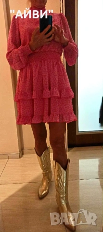 Нова елегантна рокля на цветя, снимка 11 - Рокли - 54003901