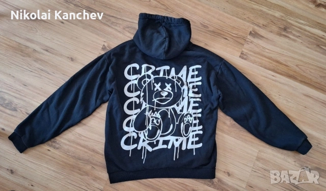 Hoodie New Yorker Crime - L, снимка 2 - Суичъри - 54098298