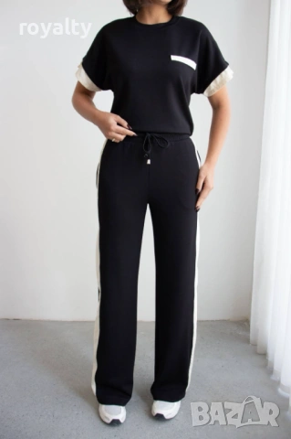 Нов Черен Дамски Комплект , снимка 4 - Спортни екипи - 53997709