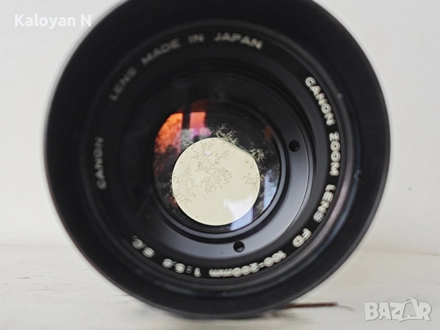 Обектив Canon FD 100-200mm f/5.6 S.C. за Canon FD байонет, снимка 5 - Обективи и филтри - 54409937