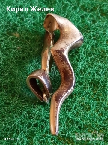 Ретро Арт стил сребърна висулка стил и елегантност 54204, снимка 2 - Колиета, медальони, синджири - 53982212