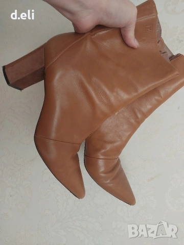 ESCADA Original Size 39 100% Кожа, снимка 3 - Дамски боти - 54412450