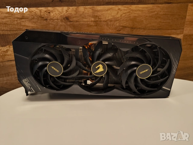 Видеокарта Gigabyte RTX 3080 Aorus Extreme 10G, снимка 3 - Видеокарти - 54689128