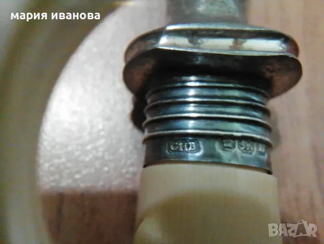Стар английски шиш за лед от 1921 година, снимка 3 - Други ценни предмети - 55660354