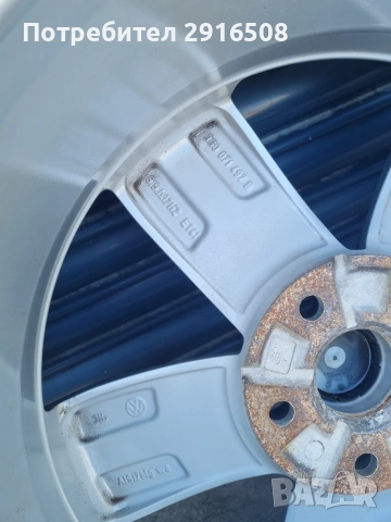 Оригинални джанти за vw 17inch , снимка 9 - Гуми и джанти - 55007102