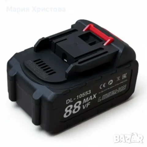 Акумулаторен верижен трион 8" / 6" (88VF) – комплект с 2 шини и 2 батерии, снимка 2 - Триони и циркуляри - 55683932
