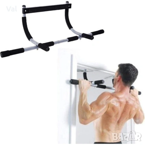 door trainer Регулируема щанга за набирания, тренажор за набирания до 200 килограма !!!, снимка 11 - Фитнес уреди - 55070839