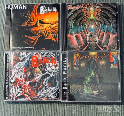 Brutality - Carcass - Monstrosity - In Battle - Cradle, снимка 2 - CD дискове - 54424376