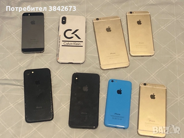8 броя Iphone от 5 до X, снимка 2 - Apple iPhone - 54970031