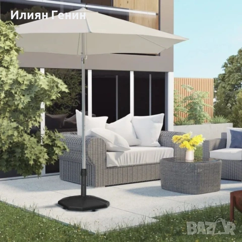 Стойка за чадър Outsunny, 18 кг, снимка 9 - Градински мебели, декорация  - 54308730