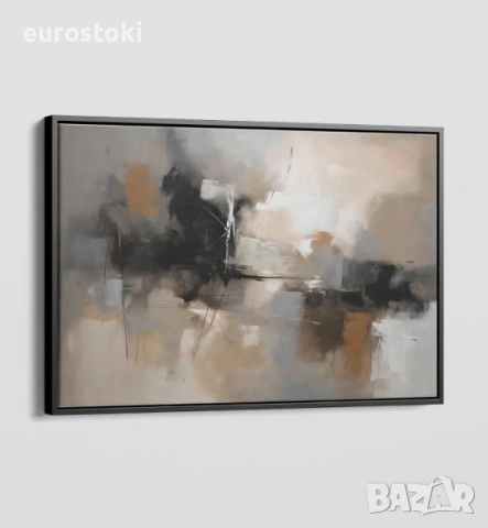 Абстракна картина 90 x 60 см, печат върху платно, голяма декоративна картина на платно, снимка 3 - Картини - 54977948