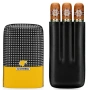Cohiba комплект за пури – кожен калъф за 3 пури и запалка, снимка 3