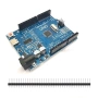 UNO R3 базова платка за ученици и начинаещи, Type-C, DIY роботи, съвместима с Arduino IDE, снимка 2
