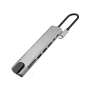 USB-C хъб 8 в 1, HDMI 4K 30Hz, RJ45 100Mbps, PD 87W, USB 3.0 за MacBook, Dell, Lenovo 10305, снимка 11