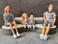 🛋️ Бял кожен диван със сив акцент и възглавнички, снимка 5