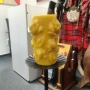 Старинен свещник от ковано желязо със триножна основа, снимка 5