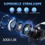 Мощен 9000 mAh Акумулаторен LED Челник XHP70 с ZOOM, Power Bank • За Къмпинг и Риболов, снимка 2