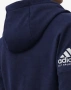 ADIDAS Stack Logo Hoodie Blue Детско Горнище Оригинал 152 164 170, снимка 3