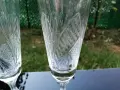 2 кристални чаши за вермут / вино, снимка 2