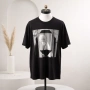 €305 Автентична мъжка тениска Givenchy Tee Statue Oversized M Medium Black , снимка 1