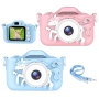 Детски фотоапарат STELS Unicorn, 40MP, 8X Zoom, Селфи детска камера, USB-C, снимка 1