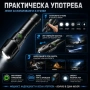 Мощен акумулаторен далекобоен лазерен прожектор LED фенер USB тактически водоустойчив лов риболов, снимка 5