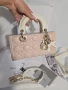 Dior D-Joy Дамска Розова Чанта От Агнешка Кожа Код Brand Luxury Fashion5, снимка 3