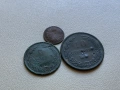 1 стотинка 1901 , 5 стотинки 1881 , 10 стотинки 1881 Княжество България, снимка 1