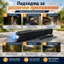 Мощен акумулаторен електрошк с фенер кучегон със звукова аларма палка за самозащита кучета охрана, снимка 3