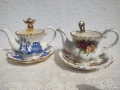 2 уникални чайника Cardew Royal Albert, Country Roses, Old Blue Willow, снимка 14