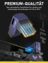 EZDIY-FAB Shield Series 8-Pin PCIe GPU Power Adapter 90° Reverse Type Purple – комплект 2 броя, снимка 5