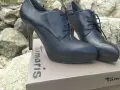 Tamaris кожени обувки с висок ток – №40  45€, снимка 8
