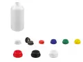 ADR/UN HDPE бутилка 1 литър, натурална, R45, снимка 3