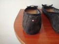 № 39 Tommy Hilfiger оригинални дамски обувки балеринки естествена кожа - велур в син цвят, снимка 10