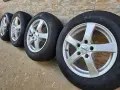 Продавам ОРИГИНАЛНИ Джанти+гуми 15 ' цола 5x112 57,1 Audi a4,a6,a8 Pasat 4,5. 6 1/2J ET38 DEZENT, снимка 3