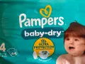 Pampers Baby Dry размер 4/5 пелени и гащи, снимка 1