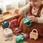 Монтесори сензорна играчка- влакче с катинари и ключове , снимка 3