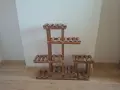 Дървена етажетка за цвета, снимка 1