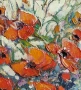 Макове: Art by MiMa, картина, маслени бои/платно, текстура, мак,червени цветя, kartina, Art by MiMa, снимка 2