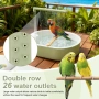 Птича вана Bird Shower с USB захранване за птички НОВО, снимка 2