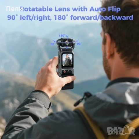 4K Action Camera with Touchscreen & Gyro Stabilization, снимка 4 - Камери - 54508437