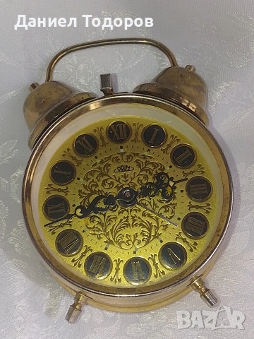 Стар чешки часовник-будилник PRIM, снимка 13 - Колекции - 54135593