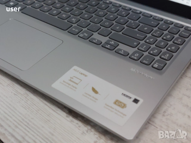 8GB RAM Core i3-1005G1 512GB SSD FULL HD 15.6" лаптоп като нов Asus Vivobook F515J, снимка 3 - Лаптопи за работа - 53130560