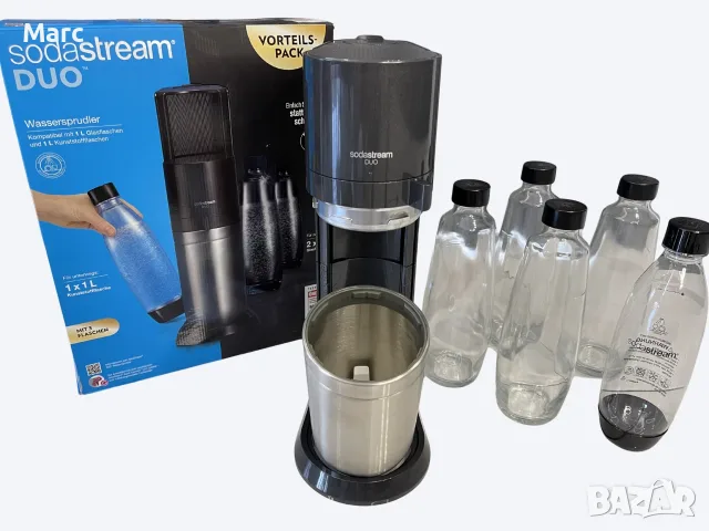 Комплект SodaStream DUO за приготвяне на газирана вода – отлично състояние