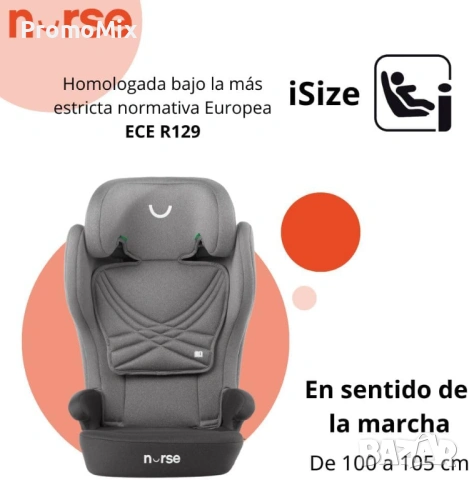 Детски стол за кола Nurse Spring isofix i-Size 4-12г Столче за кола, снимка 2 - Столчета за кола и колело - 54539212