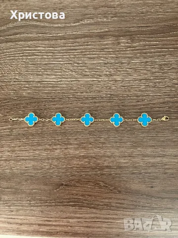 Златна гривна Van Cleef 14k.,8,67 гр., снимка 3 - Гривни - 55544047